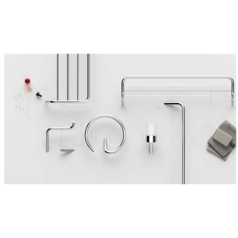 Deante Silia Wieszak na ręczniki ścienny 615mm chrom