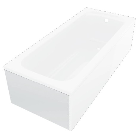 Deante Prizma obudowa wanny akrylowa bok krótki 70 cm