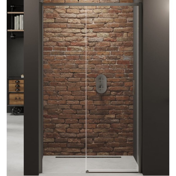 New Trendy Prime drzwi wnękowe 1100x2000 mm gunmetal brushed