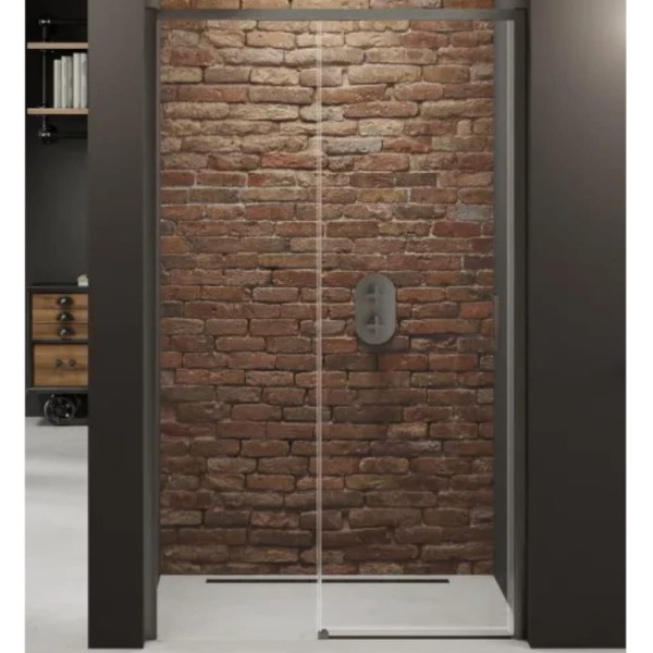 New Trendy Prime drzwi wnękowe 1600x2000 mm gunmetal brushed