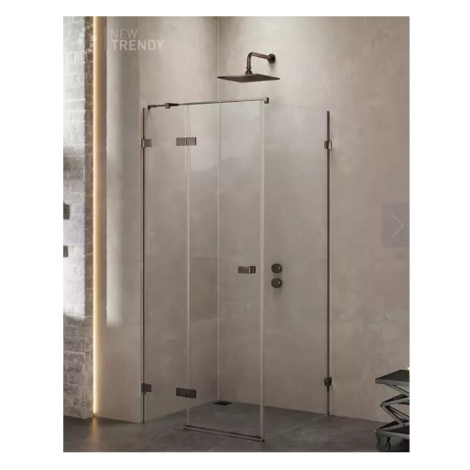 New Trendy Avexa grunmetal brushed 1D prawa 100x90