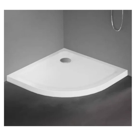 New Trendy Mild brodzik akrylowy półokrągły biały R55 90X90X4,5