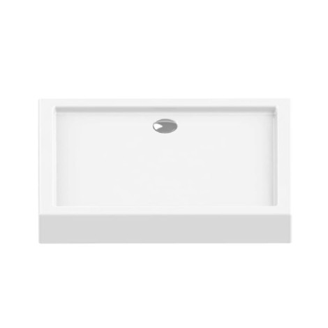 New Trendy Columbus brodzik prostokątny akryl 90x80x14