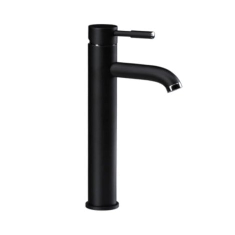 VALVEX Vegane NERO bateria umywalkowa stojąca, chrom/czarna