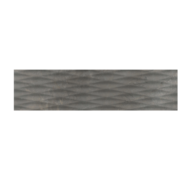 Cerrad Masterstone Graphite Decor Waves płytka  gresowa 30 x 120 cm