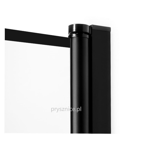 New Trendy Superia kabina kawadratowa black lewa 90x90x195
