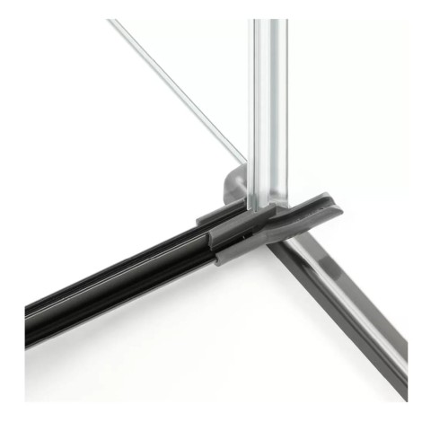 New Trendy Avexa grunmetal brushed 1D prawa 100x90