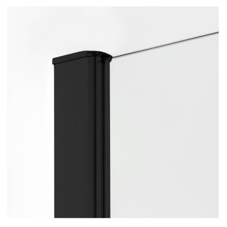 New Trendy New Komfort kabina piąciokątna black 100x80x195