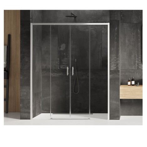 New Trendy Prime drzwi wnękowe chrom 150/200