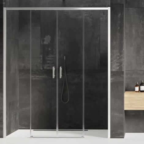 New Trendy Prime drzwi wnękowe chrom 140/200