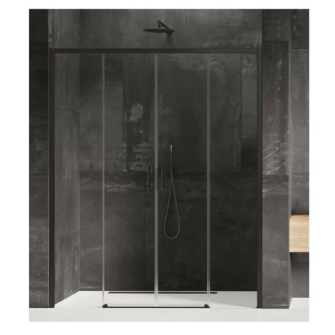 New Trendy Prime drzwi wnękowe przesuwne black 140x200