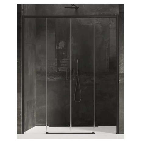 New Trendy Prime drzwi wnękowe podwójne przesuwne black 200/200
