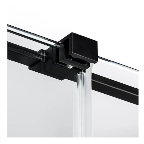 New Trendy Smart kabina prostokątna black 2d 80x90x200