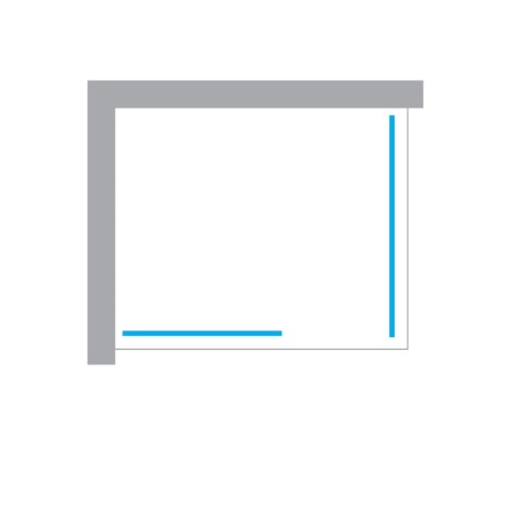 New Trendy Modus kabina walk-in U 1600x900x2000 mm chrom