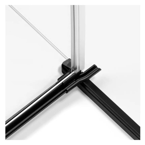 New Trendy Avexa kabina kwadratowa black 120x120x200