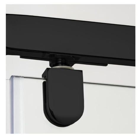 New Trendy New Komfort kabina półokrągła R55 black 90x90x195