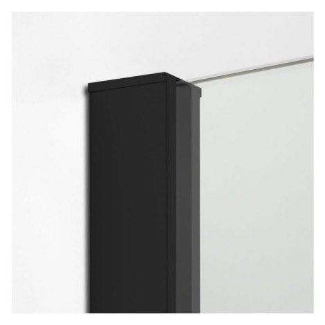 New Trendy Modus ścianka prysznicowa walk-in black 110/200
