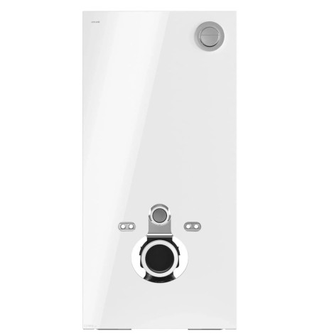 Cersanit stelaż natynkowy do wc aqua integra szkło białe