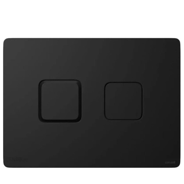 Cersanit przycisk accento square czarny mat