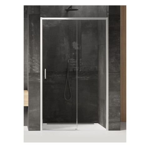 New Trendy Prime drzwi wnękowe prawe chrom 140x200