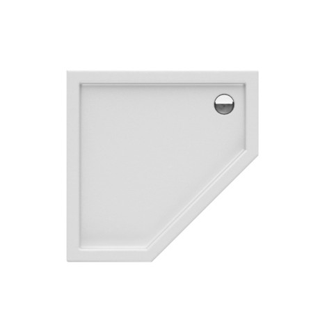 New Trendy Brodzik Azura 5-kątny 90x90x15 na stelażu