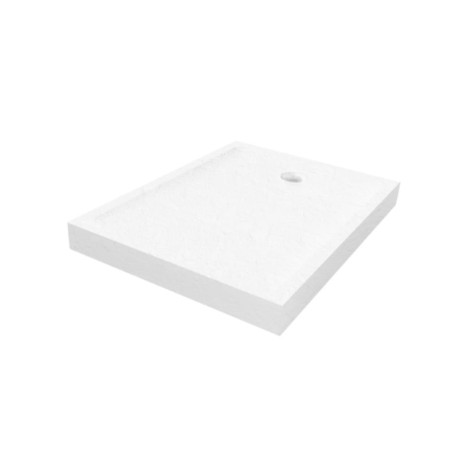 New Trendy Brodzik Mild Stone Akrylowy Prostokątny 140X80X11,5