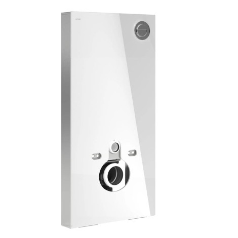 Cersanit stelaż natynkowy do wc aqua integra szkło białe 2