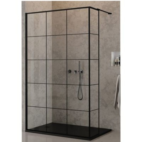 New Trendy New Modus ścianka walk-in 1200x2000 mm black