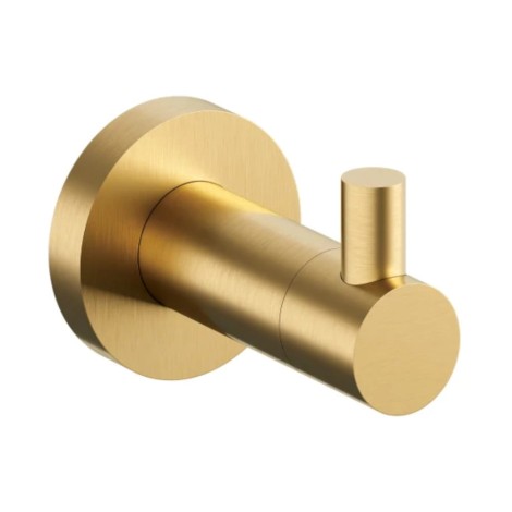 Omnires Modern Projekt haczyk na ręcznik pojedynczy złoty szczotkowany