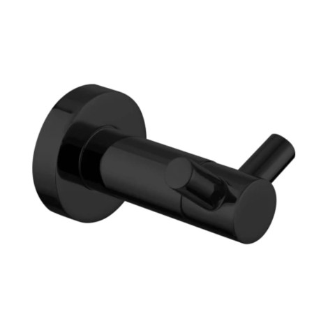 Omnires Modern Projekt haczyk na ręcznik podwójny czarny mat