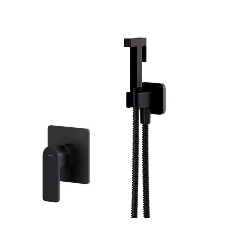 Omnires  Baretti system bidetowy podtynkowy czarny mat