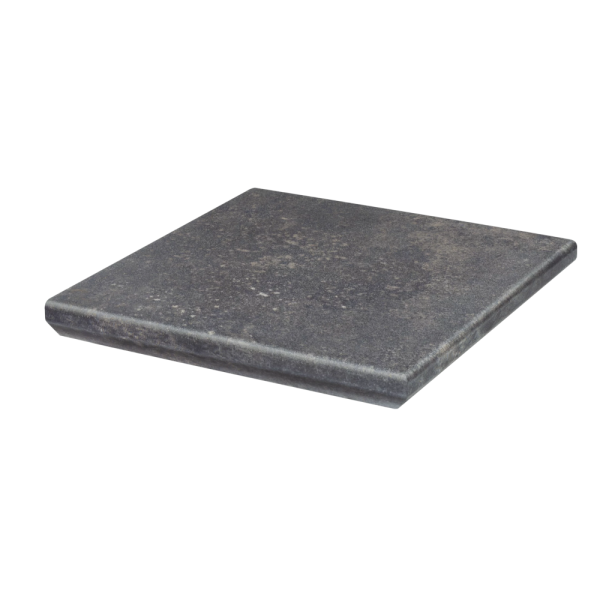 Paradyż Viano Antracit Stopnica Narożna Kapinos Klinkier 33 x 33 cm