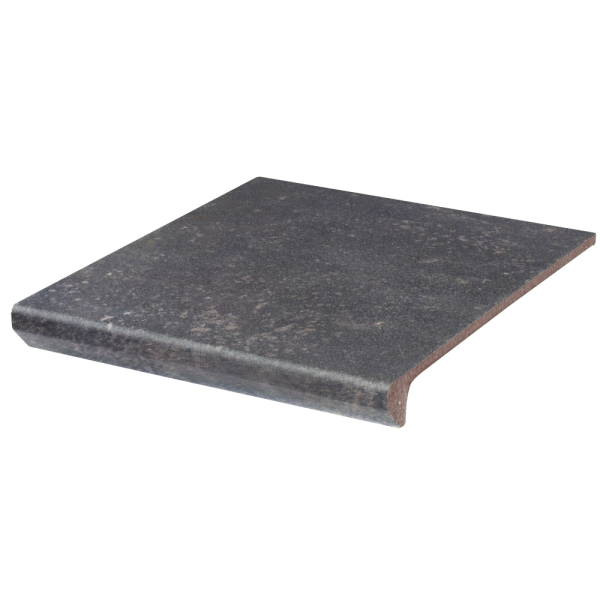 Paradyż Viano Antracite Stopnica Prosta Kapinos Klinkier 30 x 33 cm