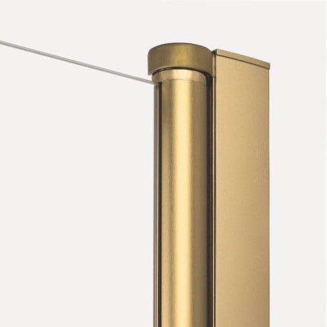 New Trendy New Soleo drzwi wnękowe 900x1950 mm gold brushed