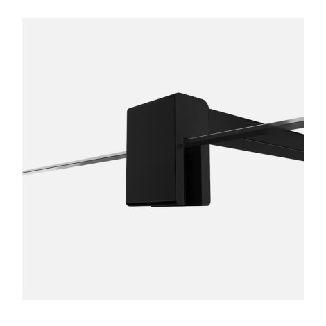 New Trendy Kabina Velio Black Walk-In 80X200cm