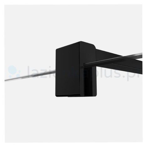 New Trendy Kabina Velio Black Walk-in 90x200cm