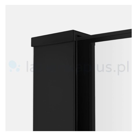 New Trendy Kabina Velio Black Walk-in 90x200cm