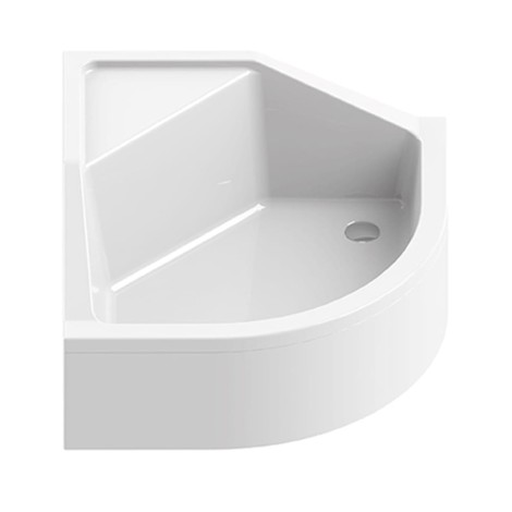 New Trendy Angus brodzik półokragły z siedziskiem 80x80x29
