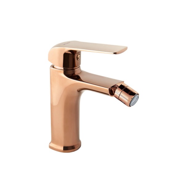 Valvex Aurora rose gold bateria bidetowa stojąca korek