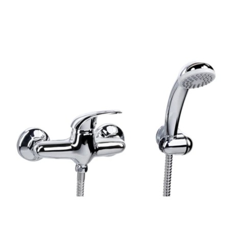 Valvex Galeo bateria natryskowa z zestawem natryskowym chrom