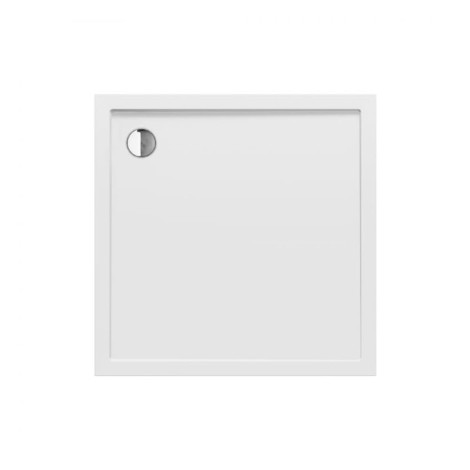 New Trendy Cantare brodzik prostokątny akryl biały 100x90x4,5