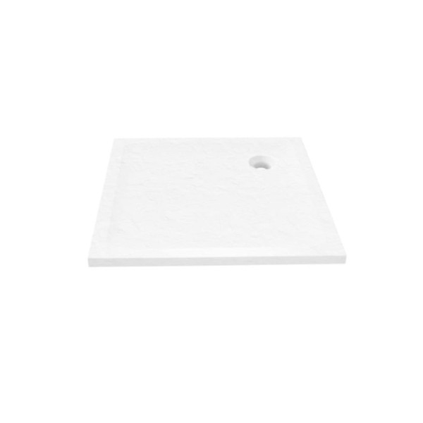Brodzik Mild Stone akrylowy kwadratowy Biały 90X90X4.5cm