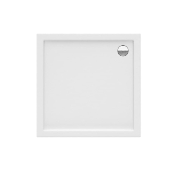 New Trendy Brodzik Akrylowy Columbus Stelaż 90X90X14 cm
