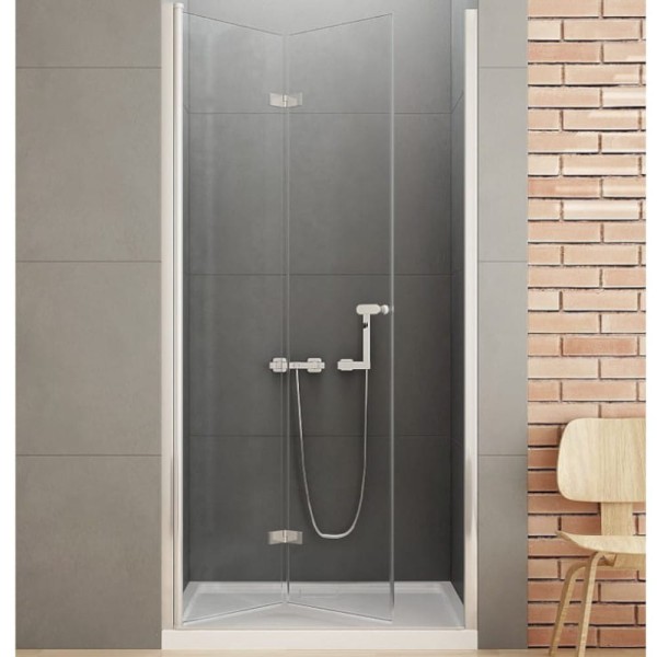 New Trendy New Soleo drzwi wnękowe lewe chrom 120x195