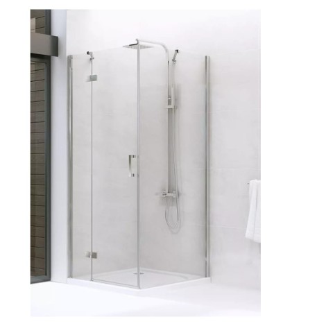 New Trendy New Renoma kabina kwadratowa lewa chrom 80x80x195