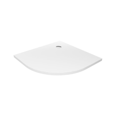 New Trendy Nex  Brodzik Konglomeratowy Półokrągły 80X80X3,5cm