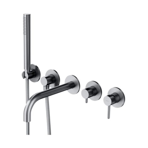 Omnires Y bateria wannowa podtynkowa 5-otworowa nikie