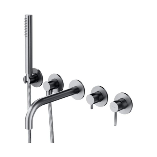 Omnires Y bateria wannowa podtynkowa 5-otworowa nikie
