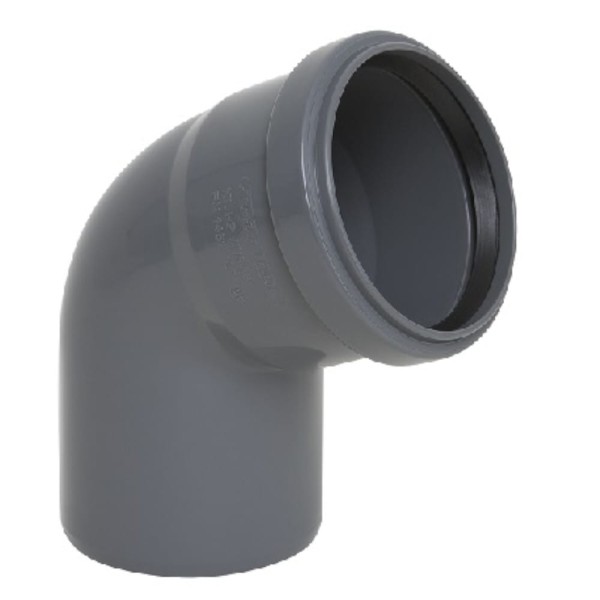 Armakan PCV kolano wewnętrzne PP 75mm 45°