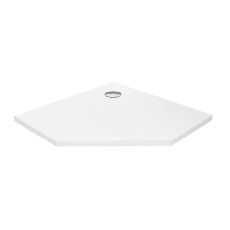 New Trendy Nex brodzik pięciokątny konglomeratowy antracyt 90x90x3,5